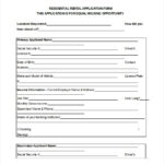 10 Free Download Rental Application Templates Free Premium Templates