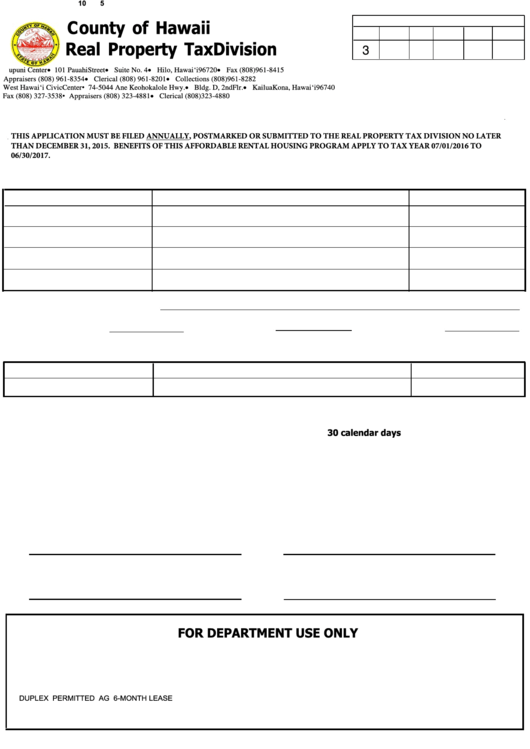 Fillable Rp Form 19 53 H Affordable Rental Housing Application
