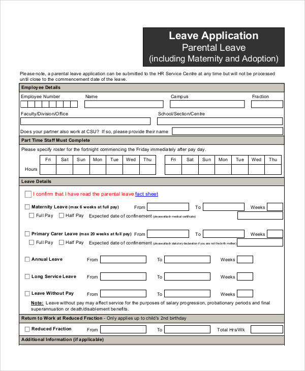 FREE 60 Simple Application Forms Templates In PDF
