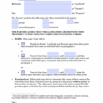 Free Ohio Standard Residential Lease Agreement Template PDF WORD
