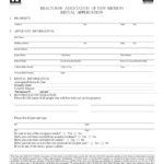 New Mexico Rental Application LegalForms