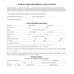 North Carolina Rent And Lease Template Free Templates In PDF Word