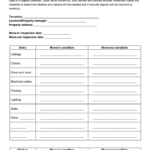 Rental Inspection Checklist Free Rental Walkthrough Form
