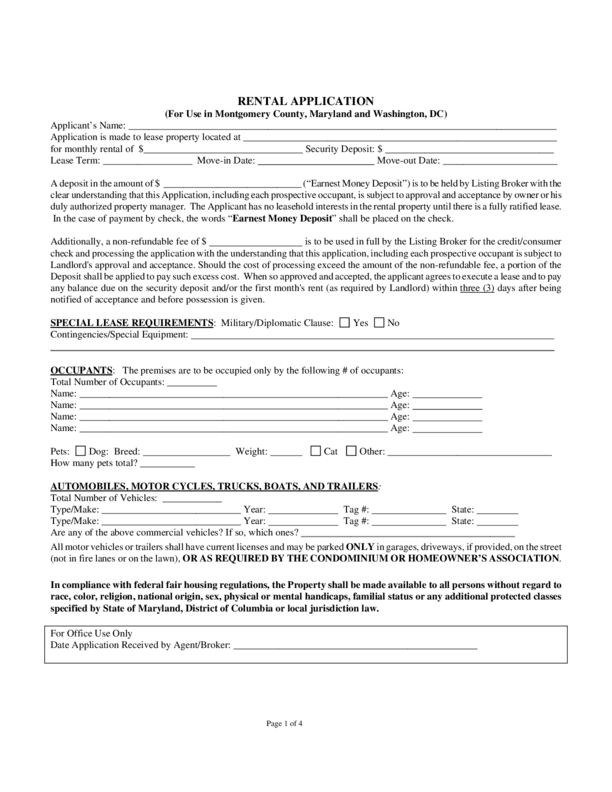 Washington DC Rental Lease Agreement Templates LegalForms
