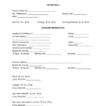 10 Free Rental Application Forms Format Professional Letters