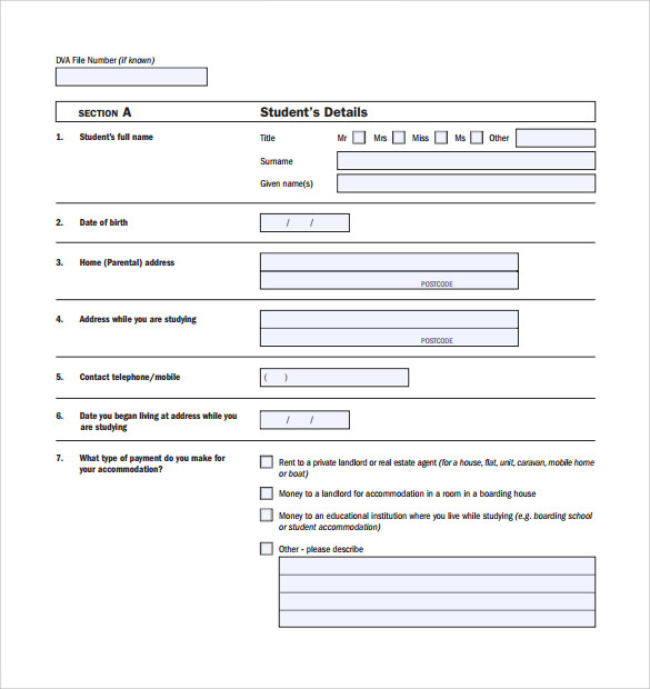 11 Rental Assistance Form Templates To Download For Free Sample Templates