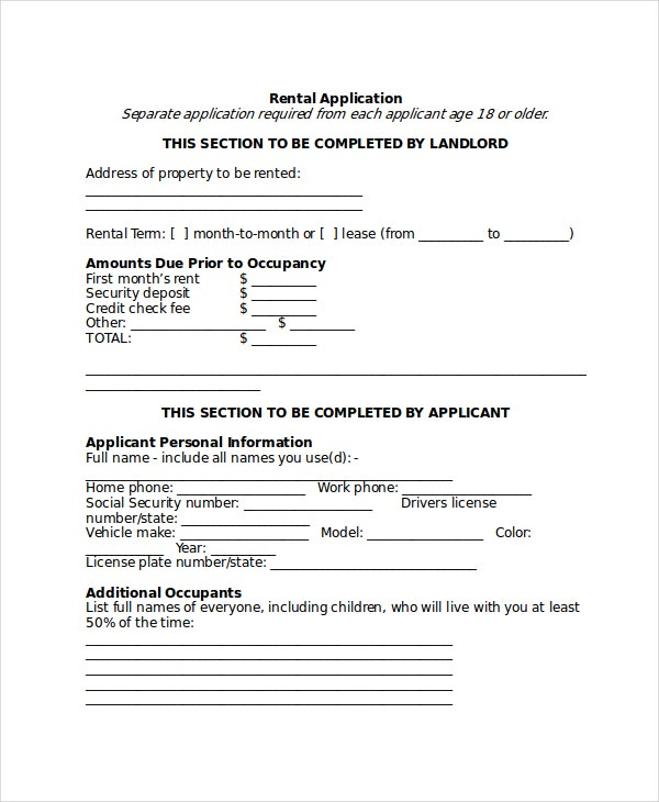 12 Rental Reference Letter Templates Free Sample Example Format 