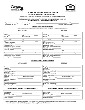 21 Nachman Tenancy Fill Online Printable Fillable Blank PdfFiller