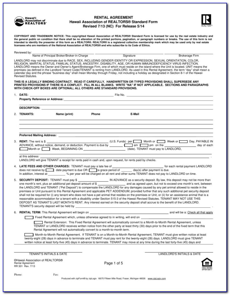 California Association Of Realtors Rental Application Pdf Beautiful 