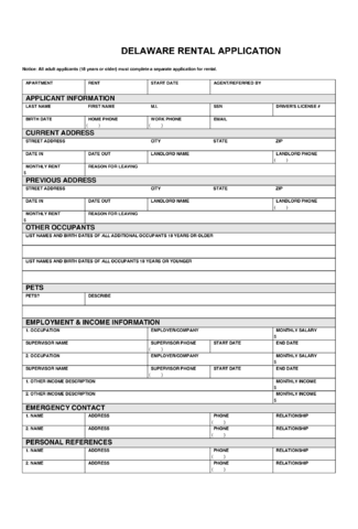 Delaware Rental Application Edit Fill Sign Online Handypdf