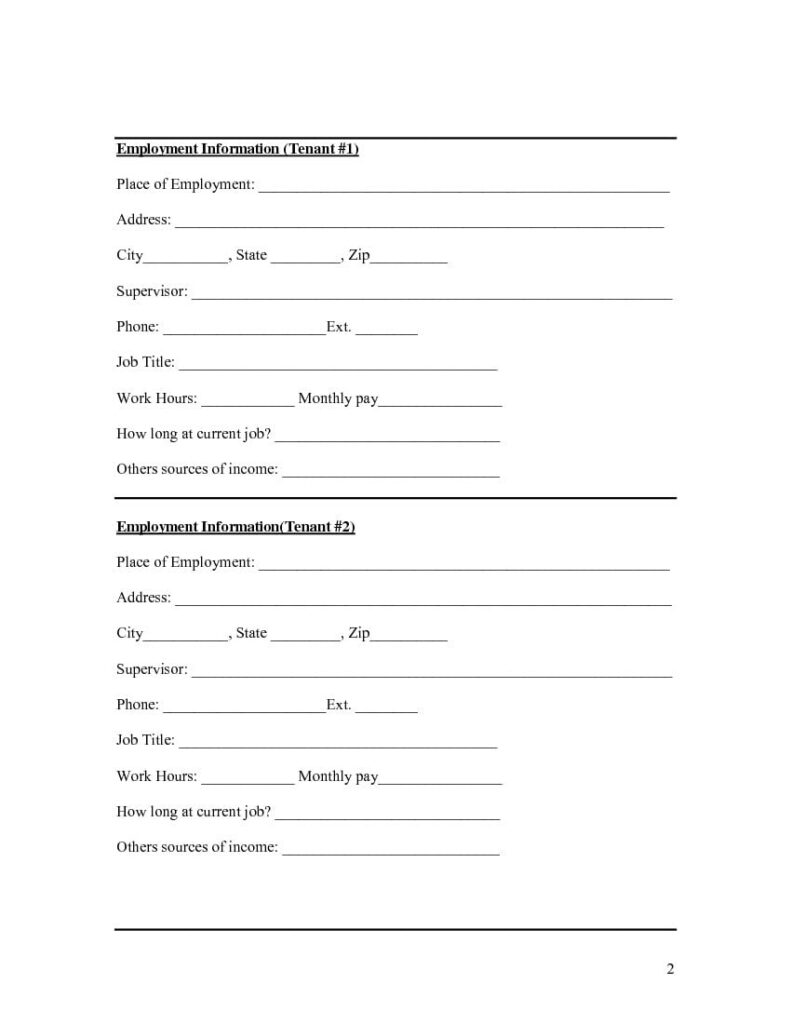 Download Free Alabama Rental Application Printable Lease Agreement