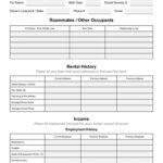 Editable Simple Rental Application Form 2021 Pdf Word Template Home