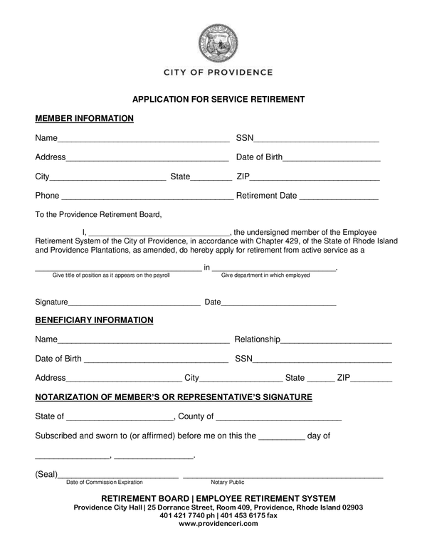Fill Free Fillable State Of Rhode Island PDF Forms