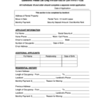 Fillable Online RESIDENTIAL RENTAL APPLICATION Questions Please Fax