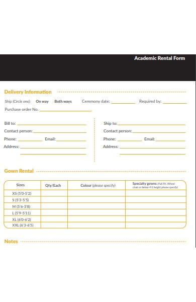 FREE 21 Lease And Rental Forms In PDF