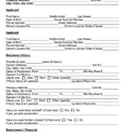 Free Blank Rental Application Forms by State Word PDF