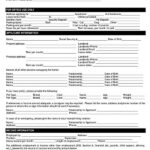 Free Blank Rental Application Forms by State Word PDF