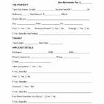 Free Oregon Rental Application Form Word PDF EForms