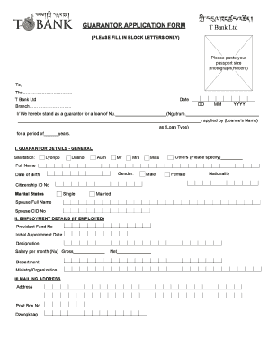 Guarantor Form Rental Application Ontario