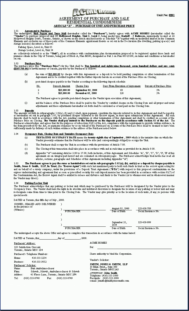 Guarantor Form Rental Application Ontario