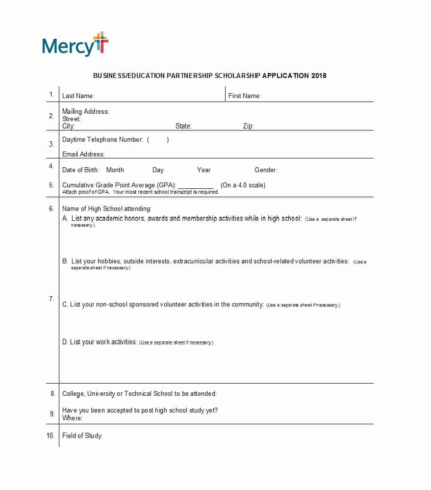 Hobbies And Interests Application Form CaetaNoveloso