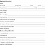 Kentucky Rental Application Form Download Free Printable Legal Rent And