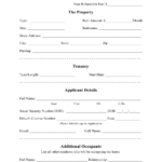 Oklahoma Rental Application Form Download Printable PDF Templateroller