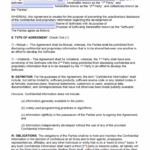 Printable Free Software Development Nondisclosure Agreement Nda One Way