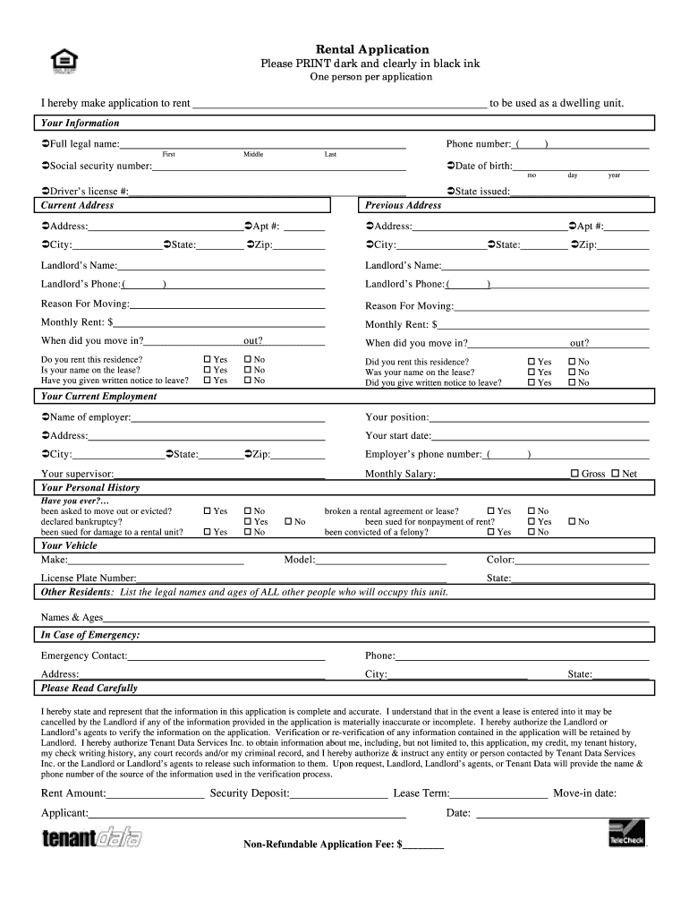 Rental Application Pdf Fillable Fill Online Printable Fillable